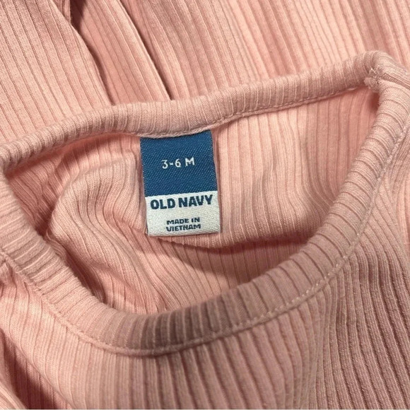 4/$20 Old Navy  Pink Long Sleeve Dress - Picture 4 of 4
